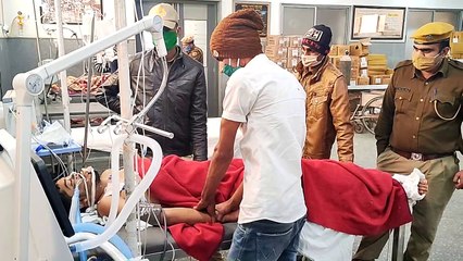 गोली ने जांघ में खून की मुख्य नस काटी, ऑपरेशन से जोड़ी