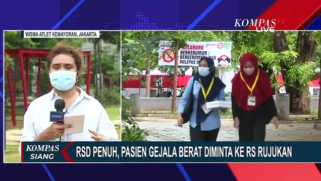 RSD Wisma Atlet Penuh, Pasien Corona Gejala Berat Diminta ke RS Rujukan