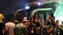 Palmeiras return home to hero's welcome
