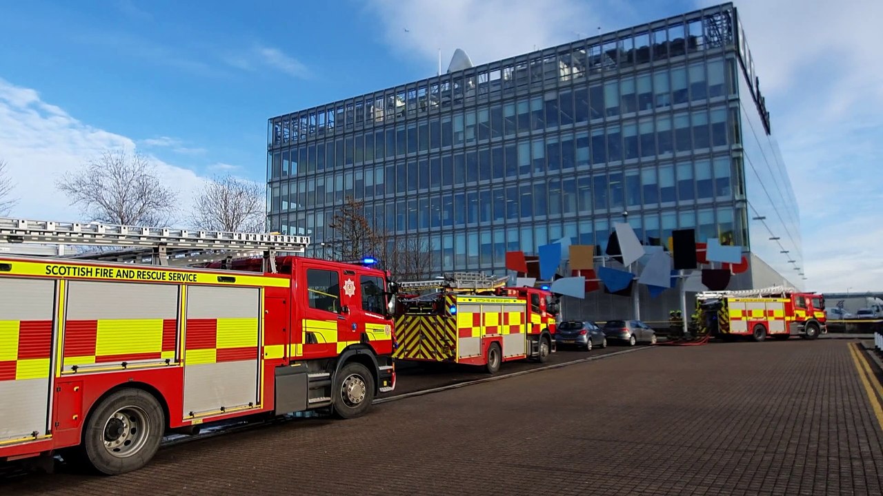 Fire at BBC Scotland building in Glasgow
