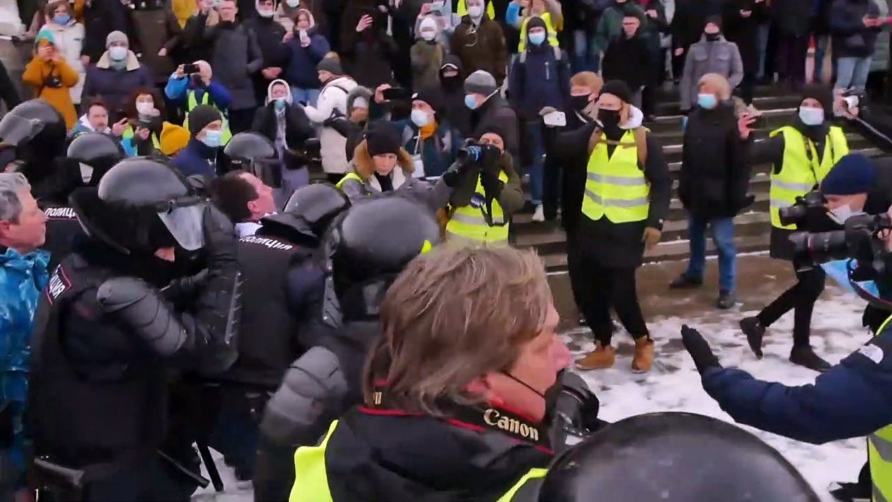 Russland: Sicherheitskräfte gehen massiv gegen Anti-Putin-Proteste vor