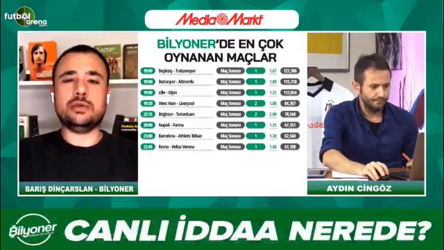 Barış Dinçarslan, Beşiktaş - Trabzonspor maçı için tercihini yaptı