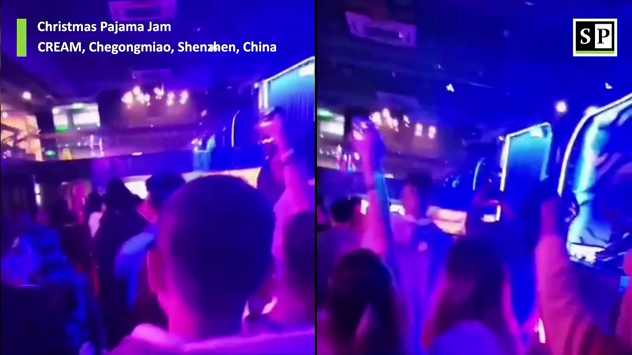 Shenzhen nightlife; Christmas parties around town