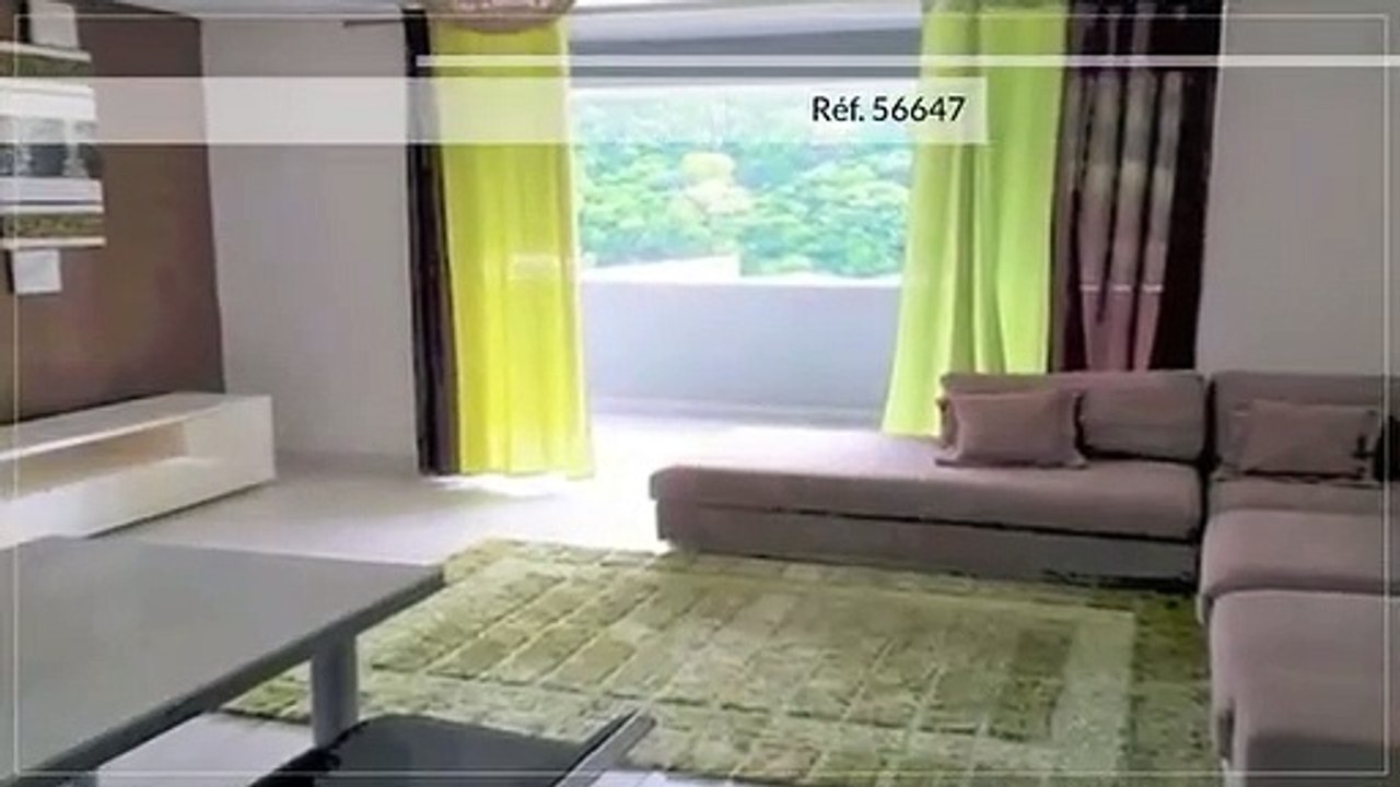 A LOUER BEAU F3 "MEUBLÉ/ÉQUIPÉ/CLIMATISÉ"  PIC ROUGE À PAPEETE (PISCINE)