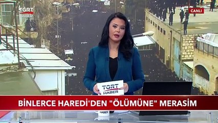 İsrail'de Binlerce Haredi'den "Ölümüne" Cenaze Merasimi