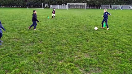 Exercice contrôle et passe des U8/U9