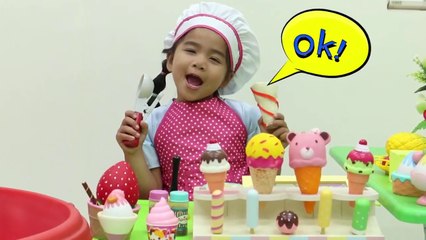 Ice Cream Song -  Suri Pretend Play Sing-Along Nursery Rhymes Songs for Kids