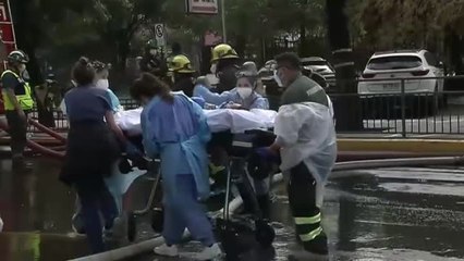 Un incendio obliga a desalojar a 350 pacientes de un hospital en Chile