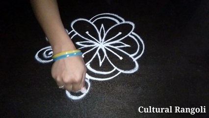Friday kolam || Easy rangoli || Chukkala muggulu for tuesday