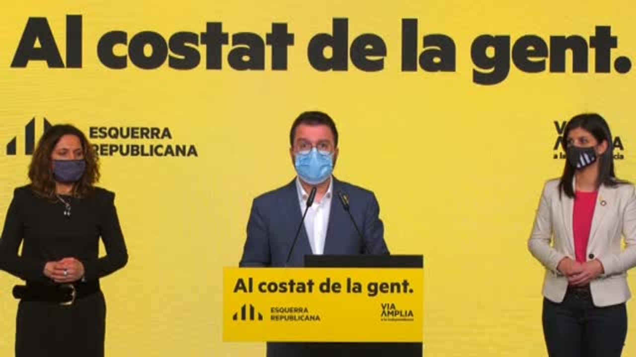 Mítines diferentes en las elecciones catalanas