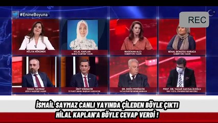 İsmail Saymaz, "Hilal Kaplan, Fethullah Gülen için şiir yazmış bir kadın.