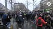 Paris- Police use water cannons, batons and tear gas on protestors