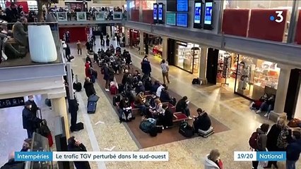 Intempéries : le trafic ferroviaire perturbé dans le Sud-Ouest
