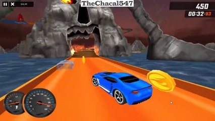 Jugando Hot Wheels Stunt Track Driver