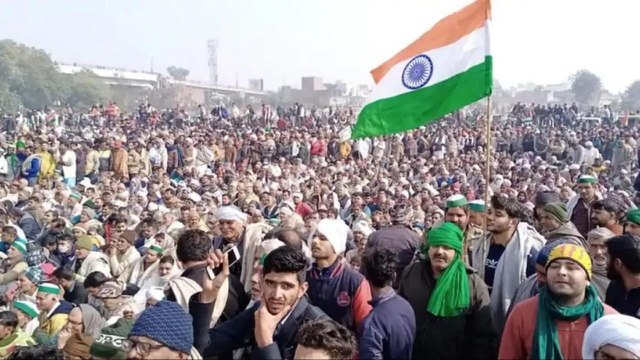 UP: Mahapanchayat in Baghpat in support of farmers' protest