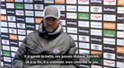 21e j. - Klopp : "Mo a fait un super match"
