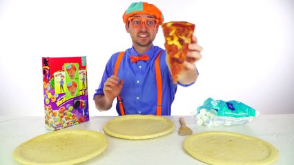 Canción de la Divertida Pizza por Blippi Español | Comida para Niños