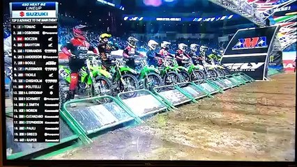 2021 AMA Supercross Indianapolis 450SX Heat 2