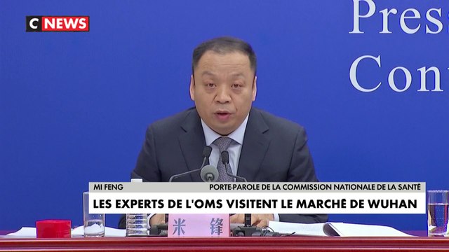 Coronavirus : les experts de l'OMS visitent le marché de Wuhan