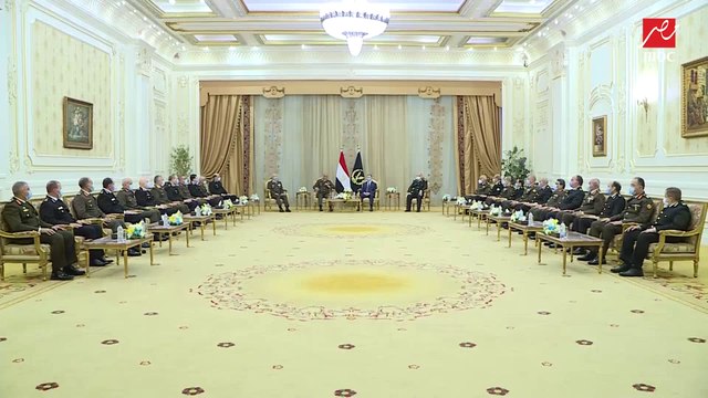 وزير الداخلية يستقبل وزير الدفاع والإنتاج الحربي ورئيس الأركان لتهنئته بعيد الشرطة