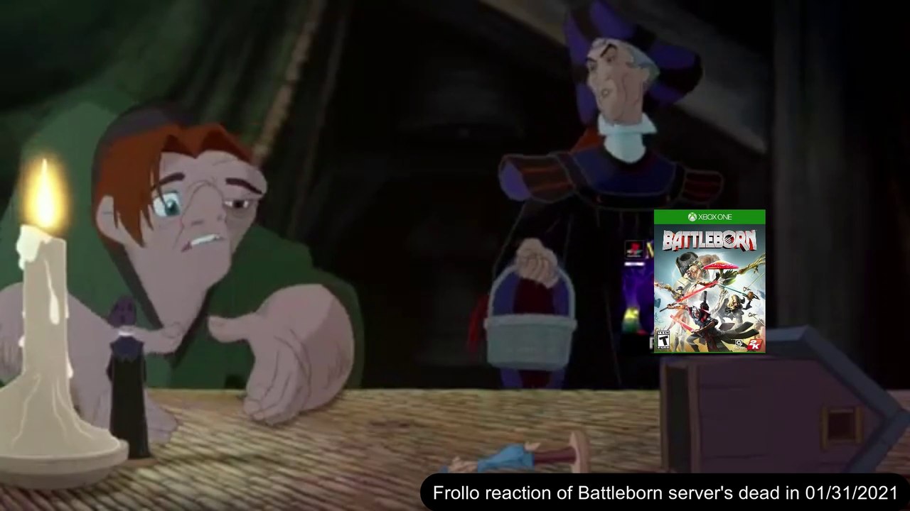 YTP - Frollo reaction of Battleborn servers dead