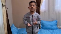 Five years old nawid yosufi boxing pads work / Boxing combination