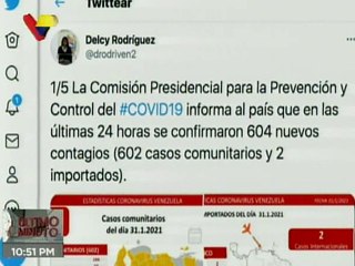 COVID-19: Venezuela registra 602 casos comunitarios, 2 importados y suma 118.887 pacientes recuperados