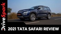 2021 Tata Safari Review | First Drive | Performance, Handling, Design, Specs, Features & Others