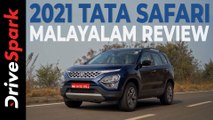 2021 Tata Safari Malayalam Review | First Drive | Performance, Handling, Design, Specs, Features
