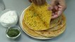 Leftover Rice stuffed spicy Paratha  Stuffed Masala Paratha - Nisha Madhulika - Rajasthani Recipe - Best Recipe House
