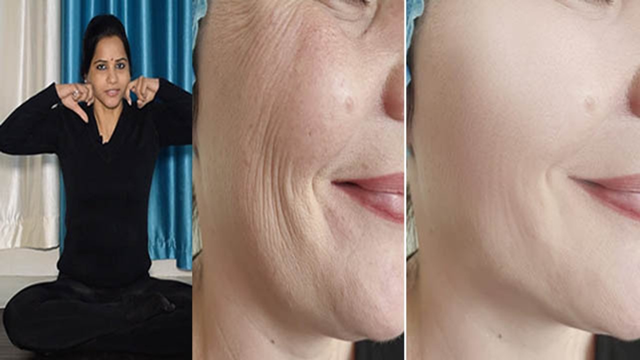Yoga for Face | चेहरे की लटकी हुई स्किन को टाइटनेस देगा ये योगासन | Boldsky