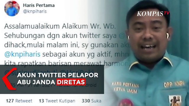 Akun Twitter Pelapor Abu Janda Diretas