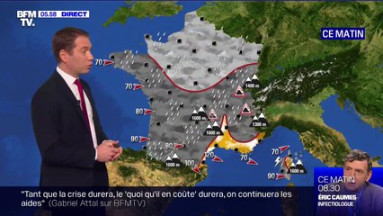 De la pluie sur une grande partie du pays ce lundi, 26 départements placés en vigilance orange