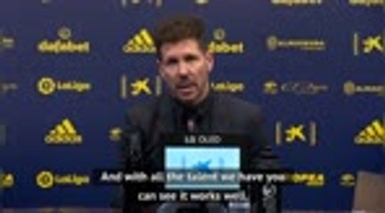 Download Video: Simeone delighted with Atletico’s perfect balance