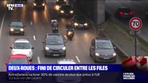 La circulation inter-files des deux-roues motorisés interdite à partir de ce lundi