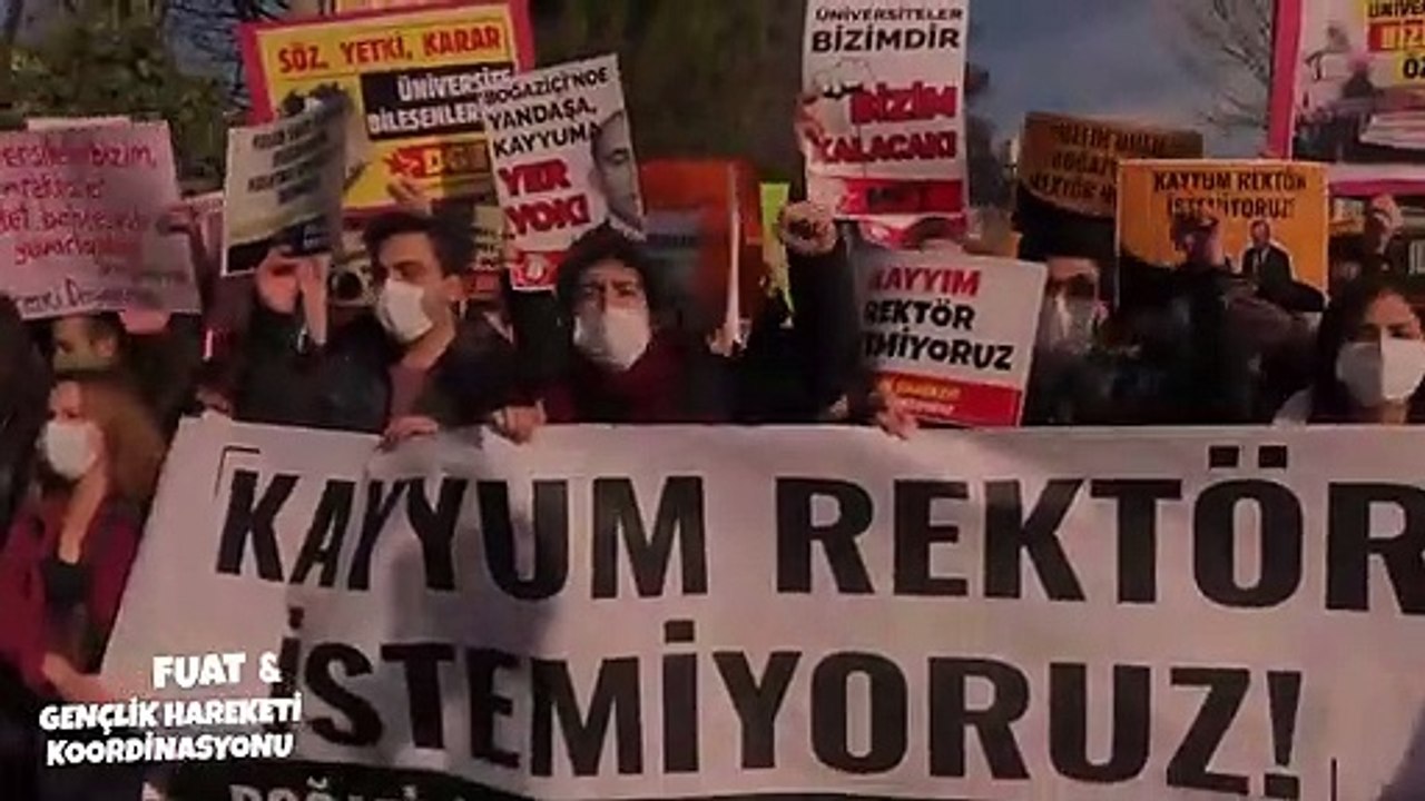 Rap sanatçısı Fuat ve öğrencilerden şarkı: Ben derim Boğaziçi sen de hür