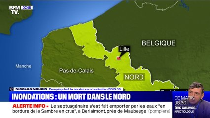 Inondations: un homme de 70 ans est mort noyé ce dimanche dans le Nord