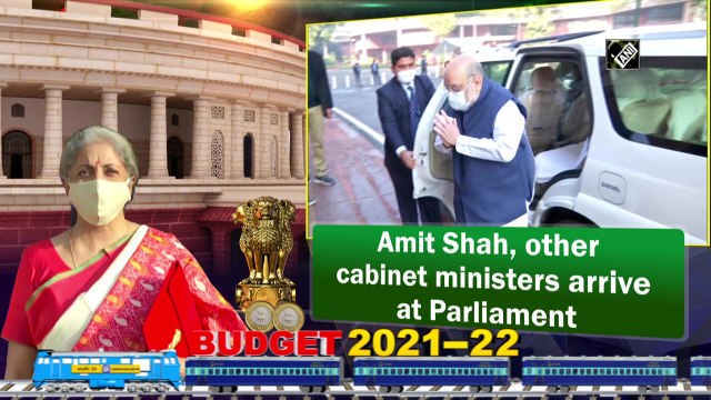 Amit Shah, other cabinet ministers arrive at Parliament