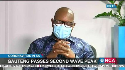 Gauteng passes second wave peak