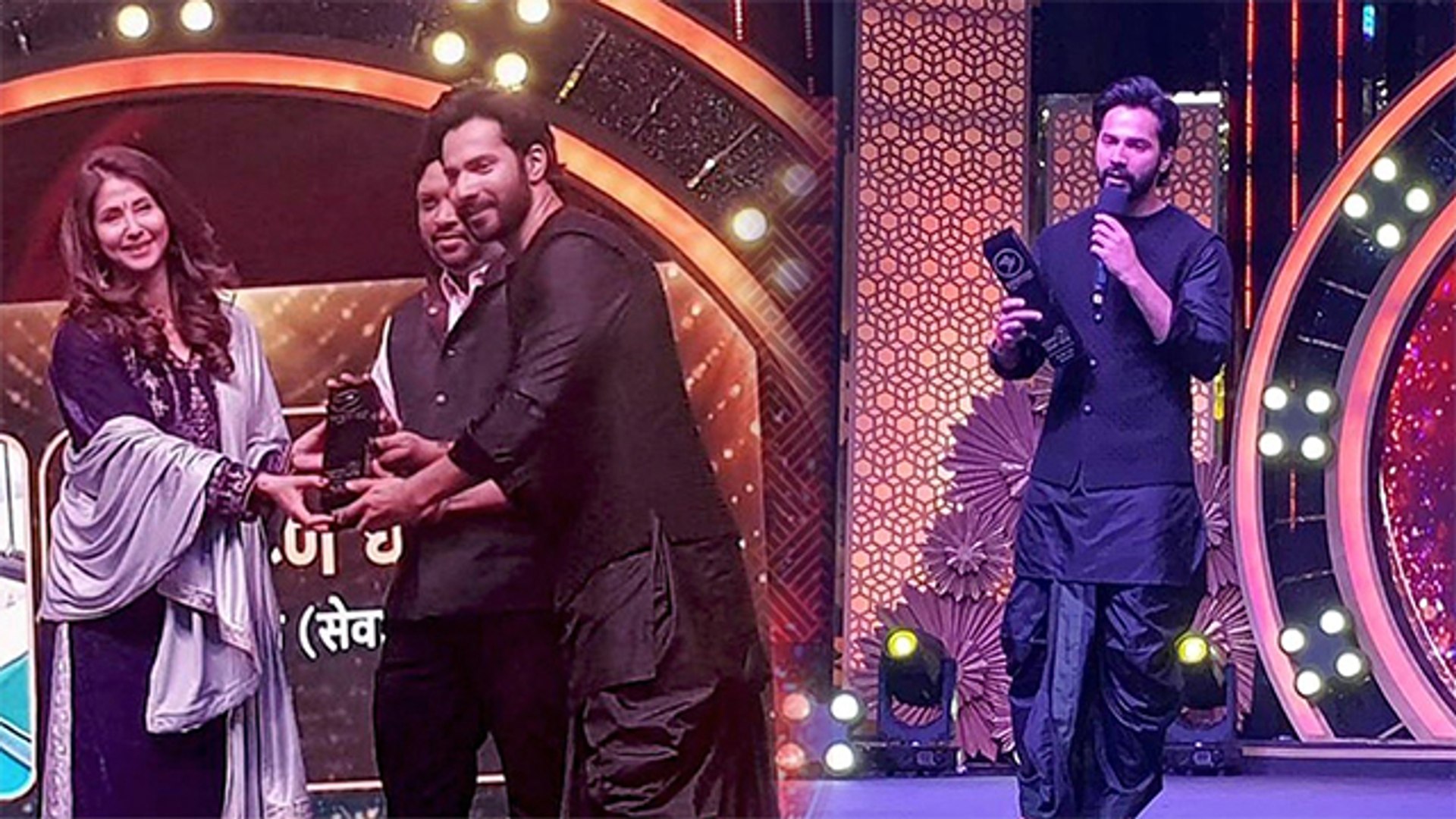 ⁣Varun Dhawan Gets Awarded For His Contribution During Lockdown