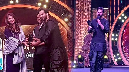 Varun Dhawan Gets Awarded For His Contribution During Lockdown