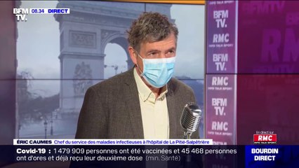 Covid-19: selon le Pr Éric Caumes, Emmanuel Macron a pris "un assez gros risque" à ne pas confiner