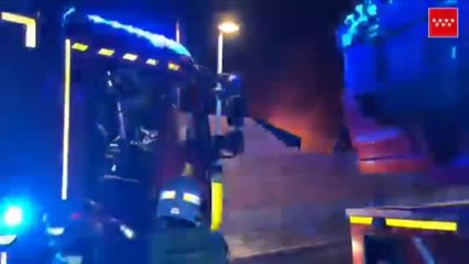 Virulento incendio en una vivienda en el municipio madrileño de Pozuelo de Alarcón