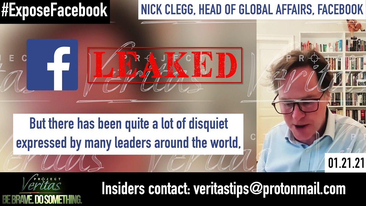 ¡Tremendo vídeo! "Proyecto Veritas" desenmascara a Facebook y la enfermiza obsesión que tiene Zuckerberg con Trump y sus seguidores