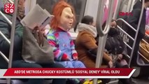 ABD'de metroda Chucky kostümlü 'sosyal deney' viral oldu