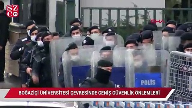 Boğaziçi Üniversitesi çevresinde geniş güvenlik önlemleri