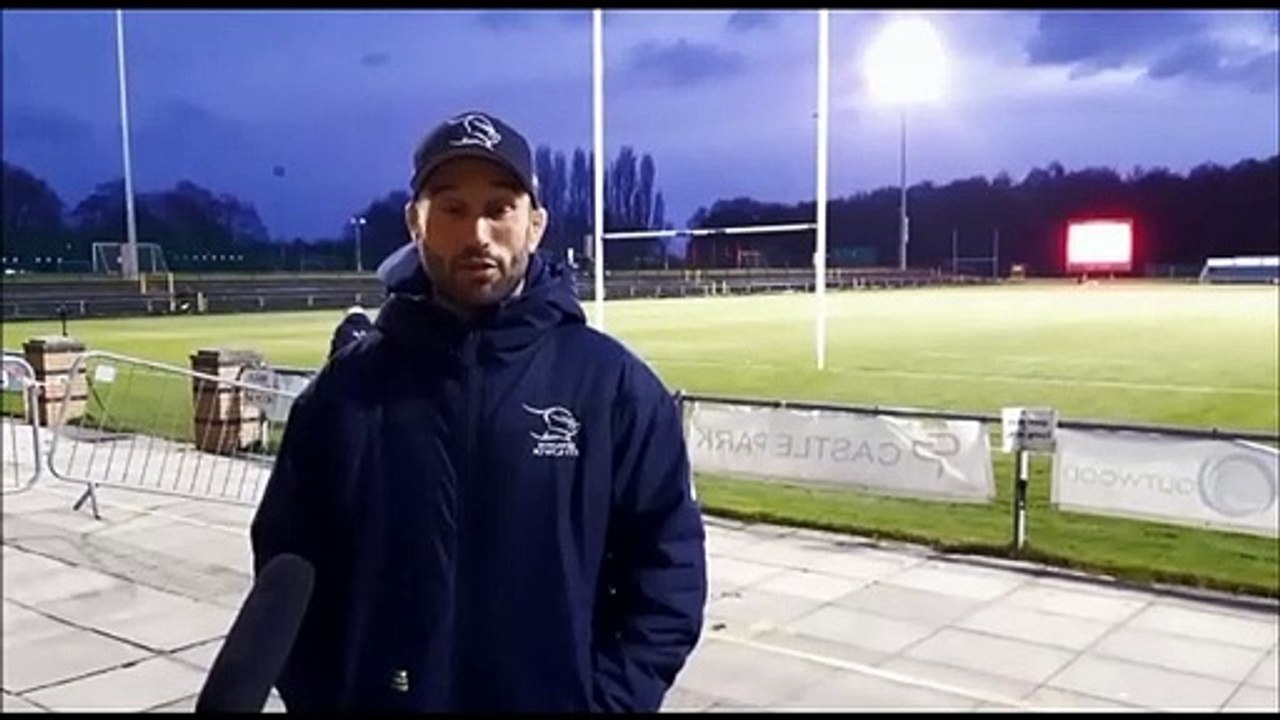 Doncaster Knights head coach Steve Boden after 46-26 loss to Ealing Trailfinders