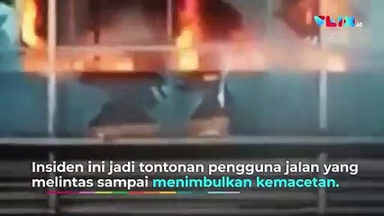 Ledakan di Mall BTM, Satpam Terluka Akibat Kebakaran
