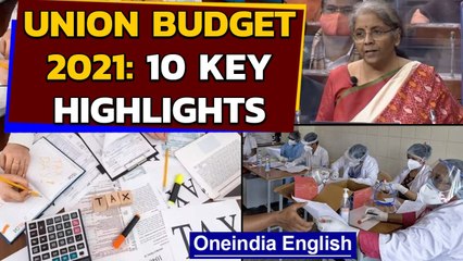 Download Video: Union Budget 2021: Direct taxes unchanged but healthcare and infrastructure get a push|Oneindia News