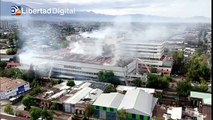Un incendio obliga a desalojar a 350 pacientes de un hospital en Chile